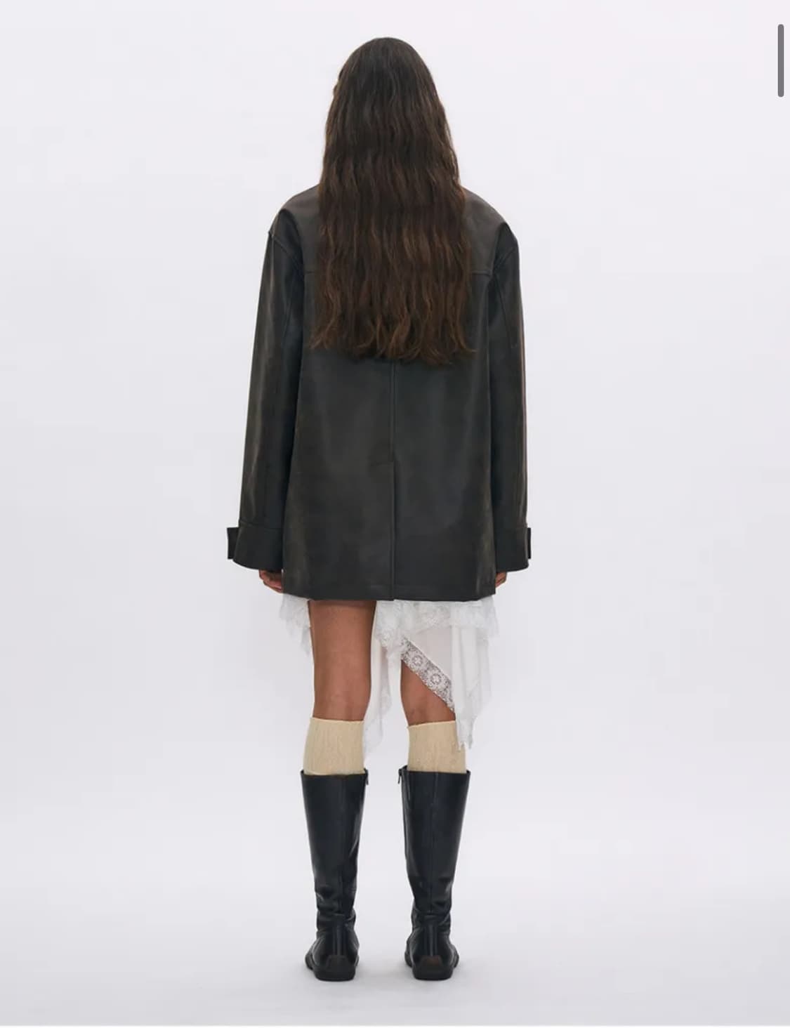 파르티멘토 우먼 가죽자켓 레더 코트 상품이미지4