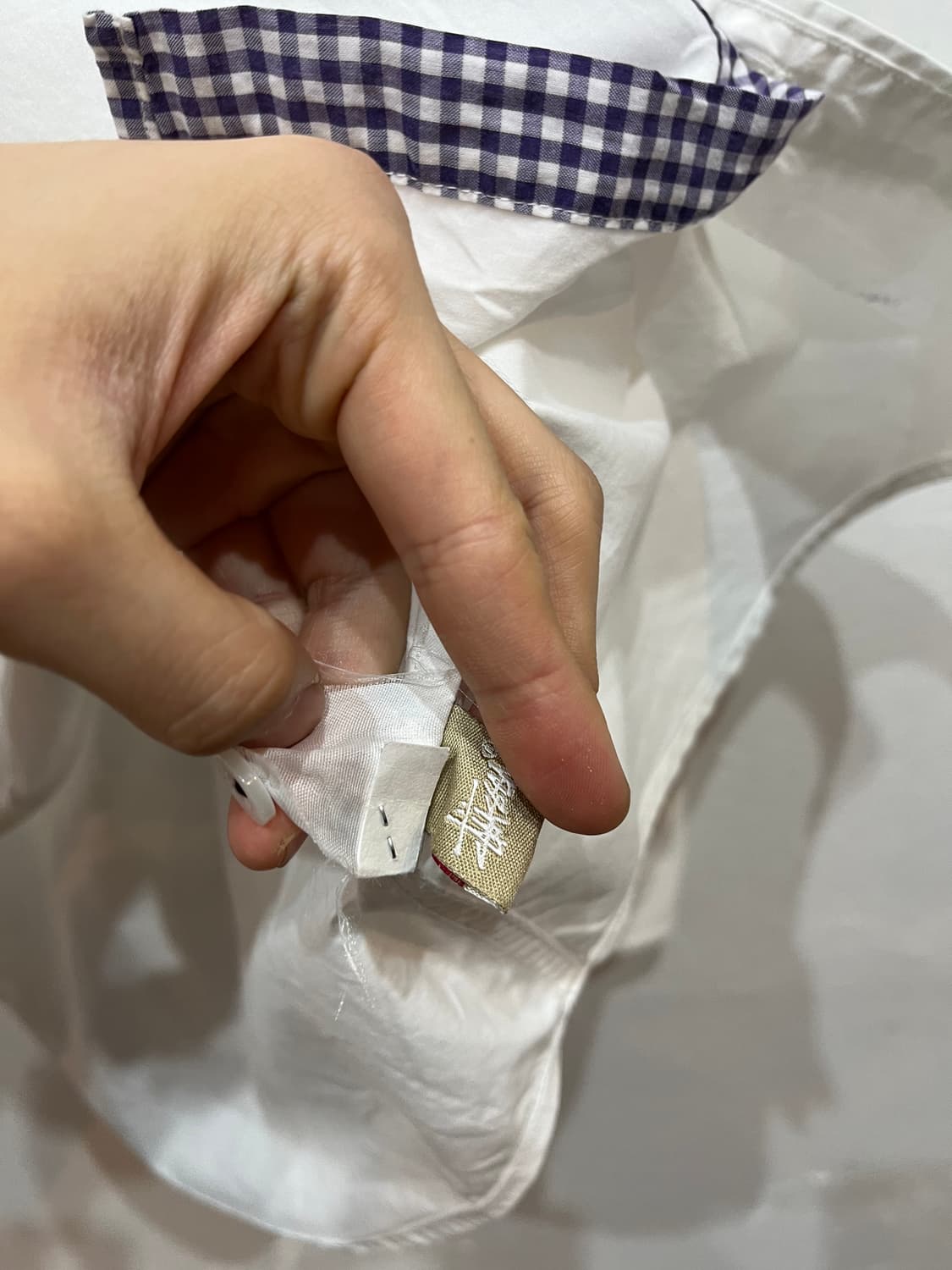 스투시 재팬 화이트 셔츠 L 상품이미지7