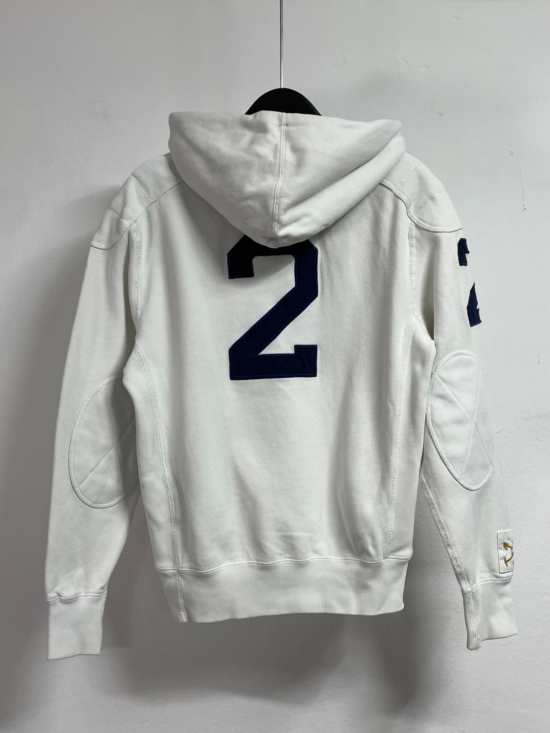 폴로 랄프로렌 우먼스 화이트 자수로고 후드티 (on.316)   상품이미지5