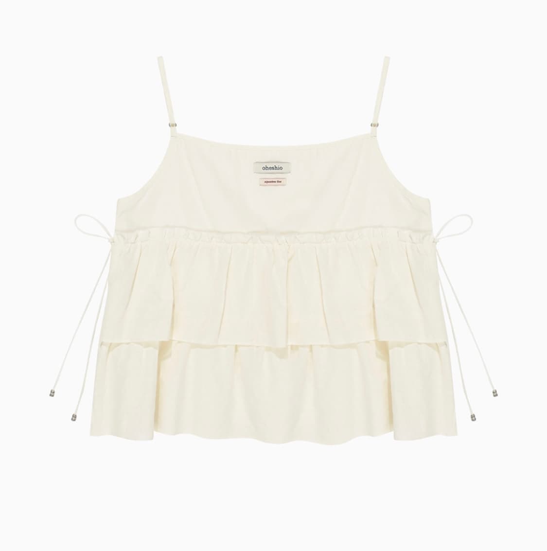 오헤시오 CUTTING CANCAN SLEEVELESS, IVORY 상품이미지2