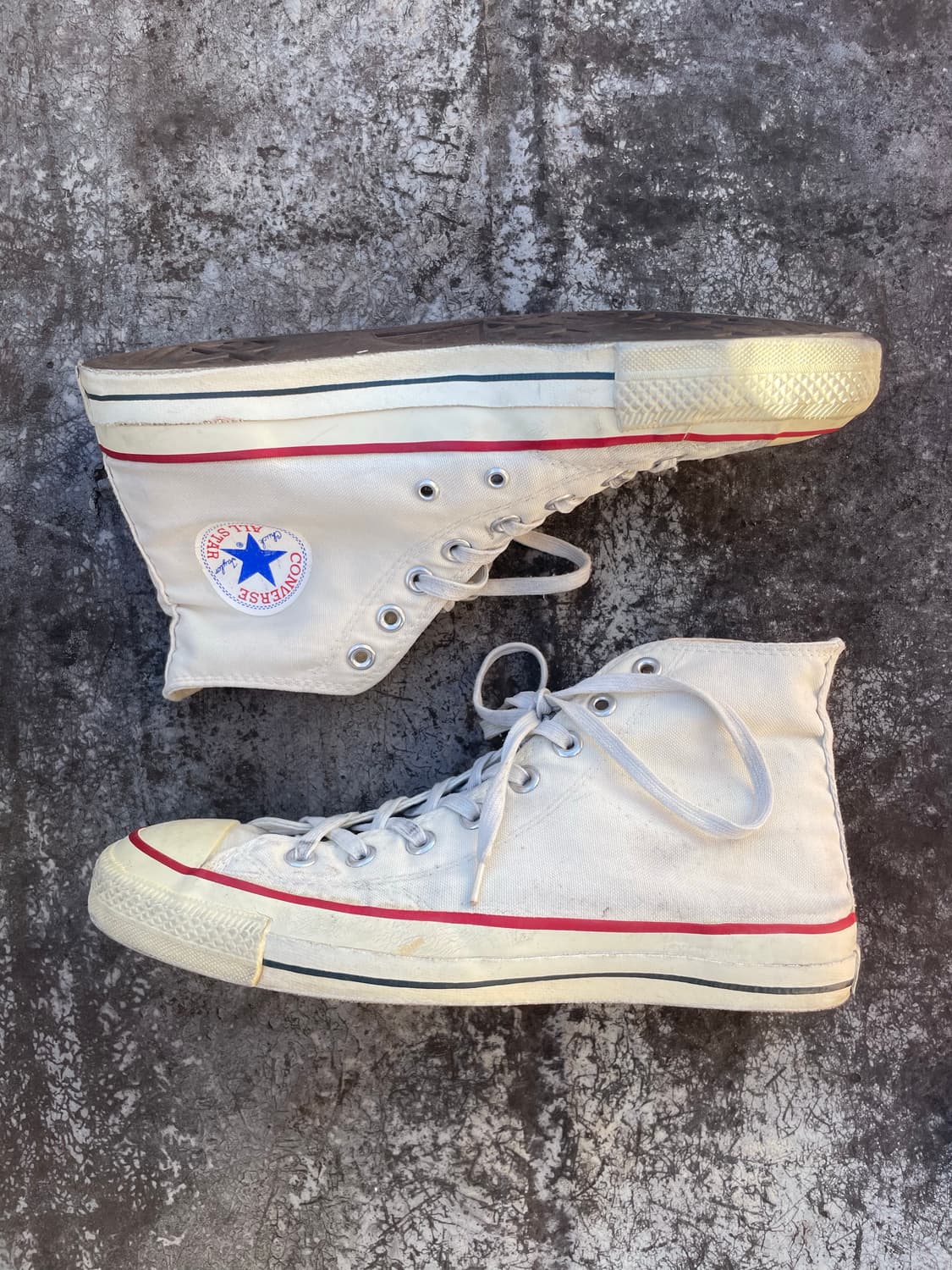 7-80s 빈티지 컨버스 화이트 척테일러 상품이미지3