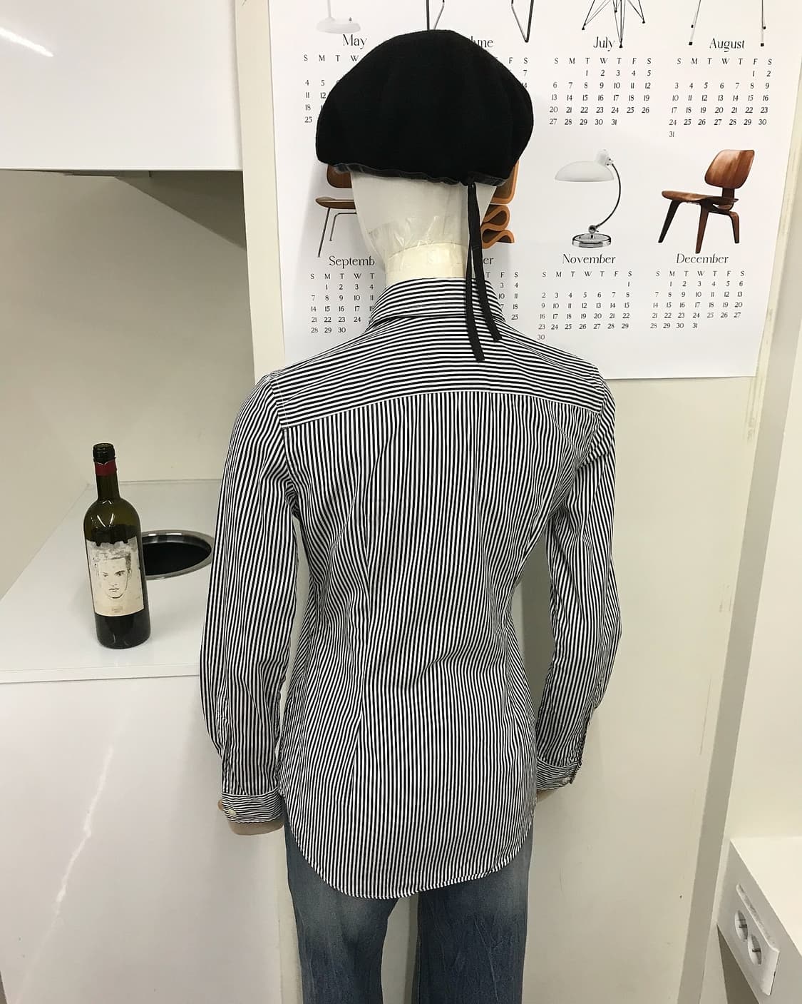 폴로 블랙 스트라이프 셔츠 상품이미지10