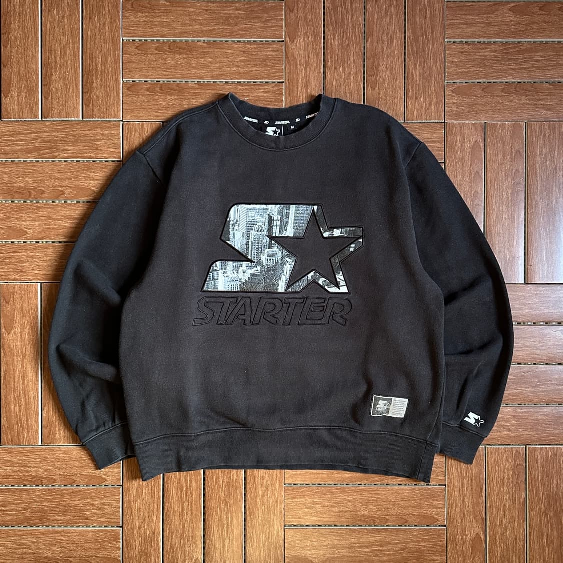 Starter pigment dyeing piping sweats 상품이미지1