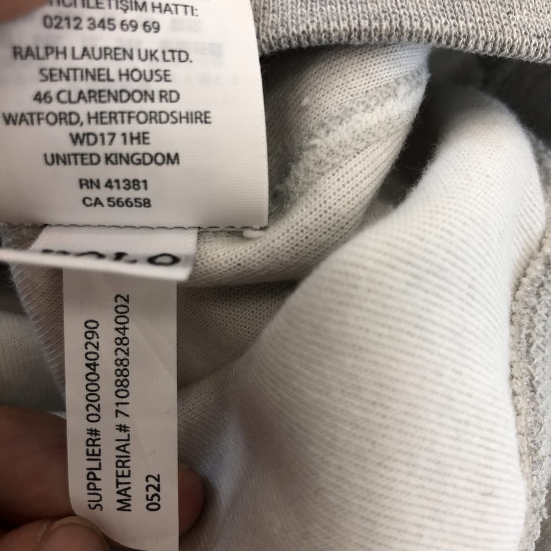 폴로 랄프로렌 더블니트 맨투맨 M 상품이미지7