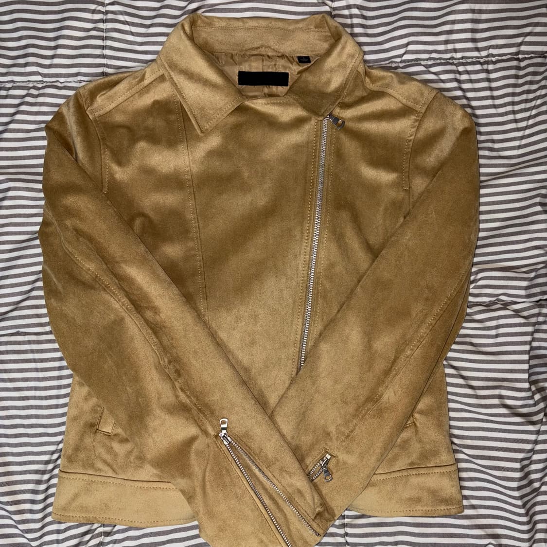 유니클로 스웨이드 라이더 자켓 L 상품이미지2