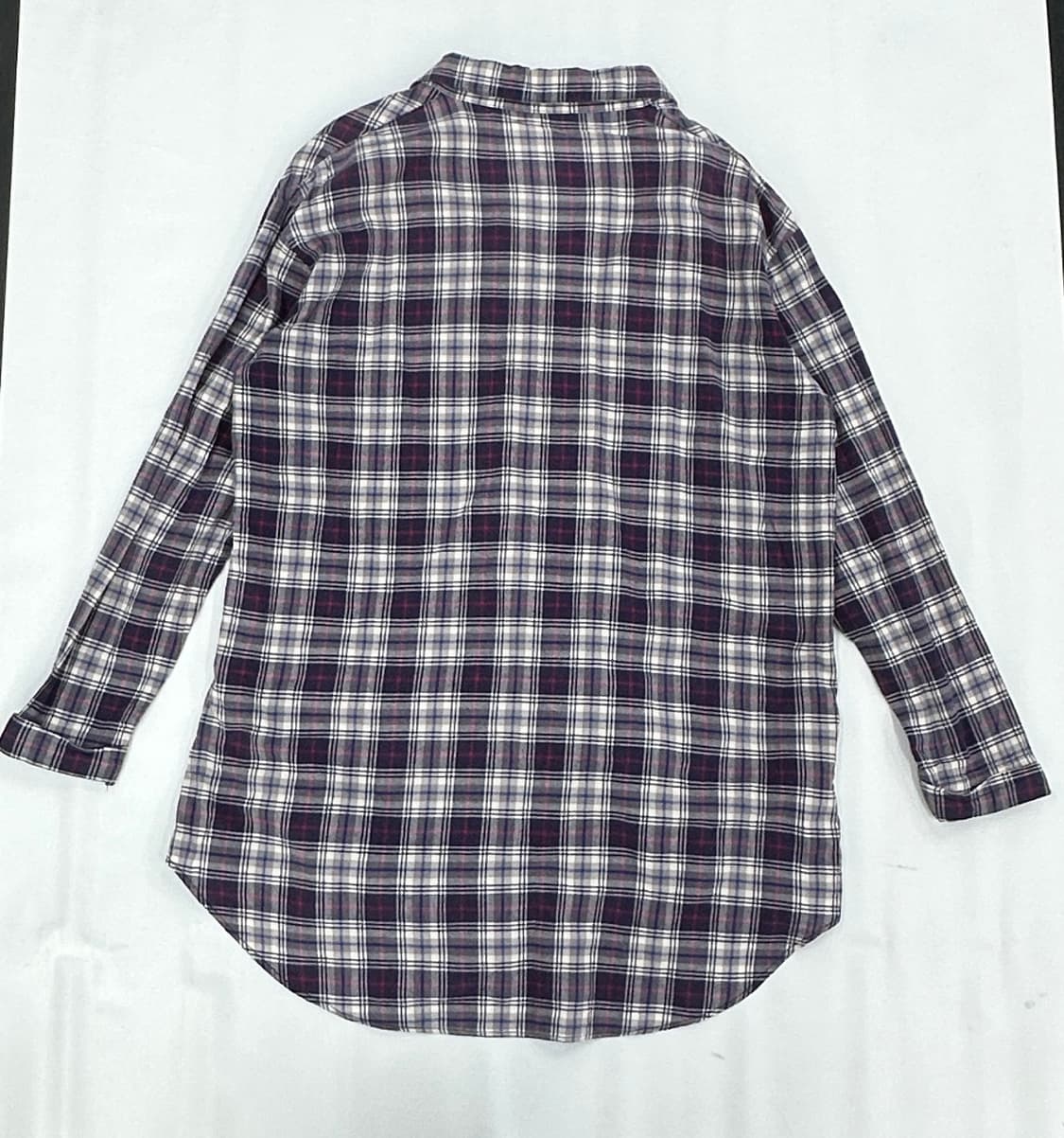 🥠스즈코의 퍼플 후드코디세트🥠 오가닉 체크셔츠 미디스커트 코디세트 상품이미지7