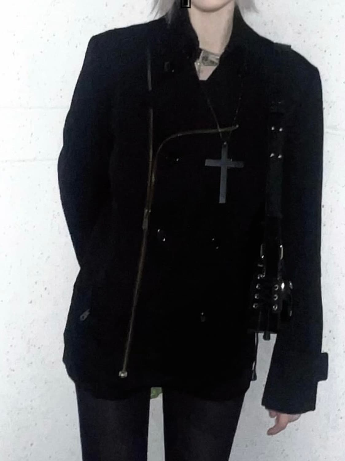 착샷O 더블 브레스트 울자켓 하이넥피코트 앤드뮐헬무트랭나폴레옹핀터레스트 상품이미지2