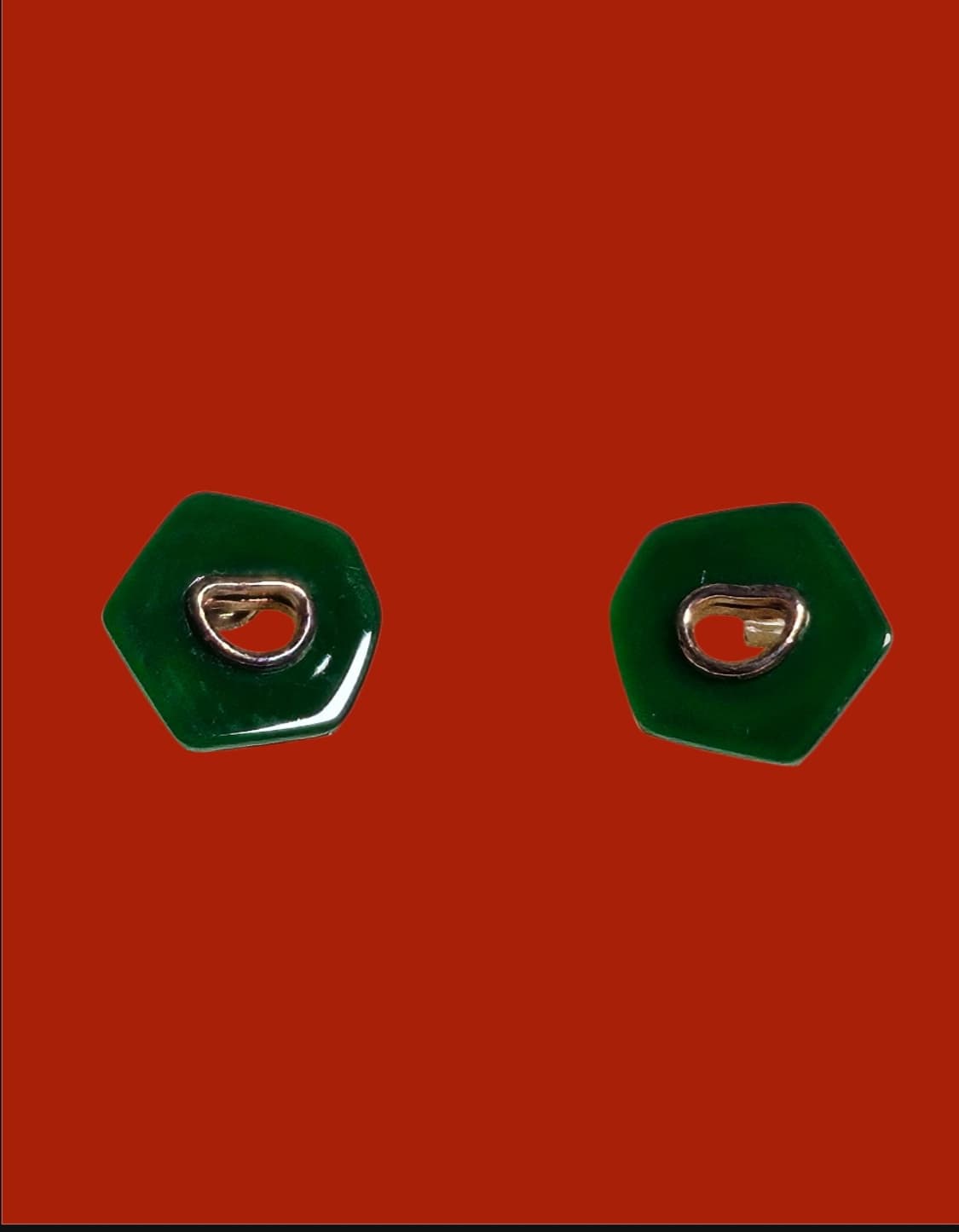 제이에스티나 Dewore Green 925 실버 귀걸이 상품이미지1