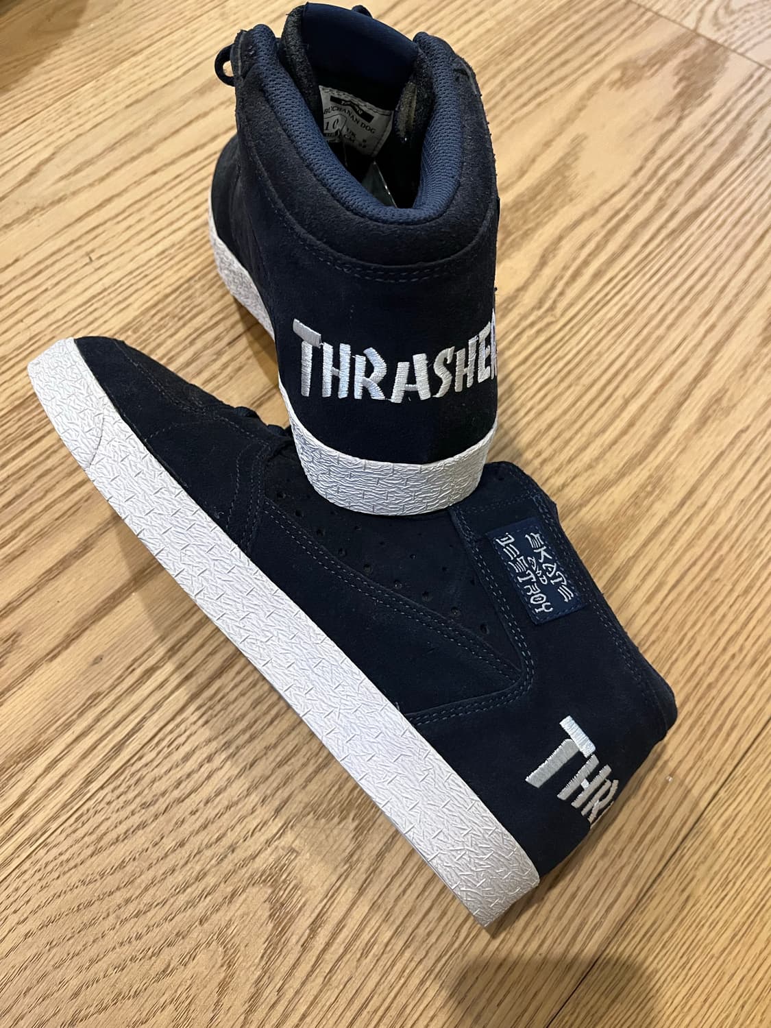 빈티지 90s 트레셔 스케이트보드화 네이비 상품이미지2