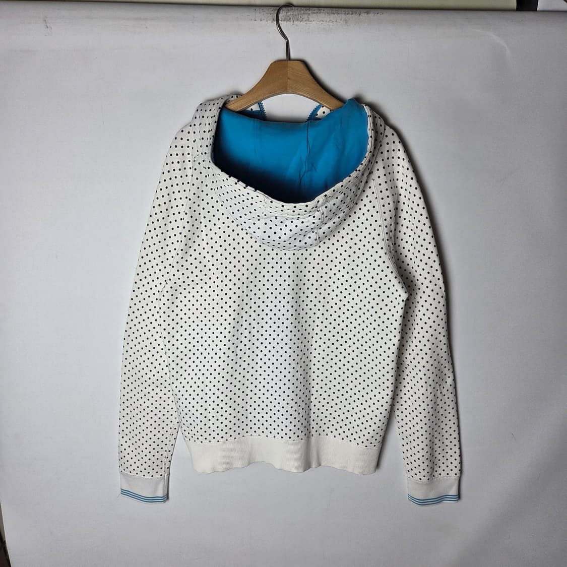 [Adidas] 아디다스 도트 화이트 후드집업 상품이미지2