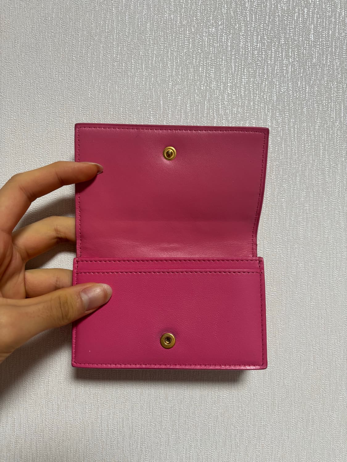 보테가 명합지갑 핑크 상품이미지3
