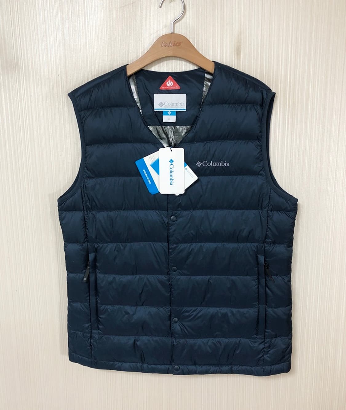 컬럼비아(Columbia) 옴니히트 구스다운 패딩베스트 XL(105) 상품이미지1