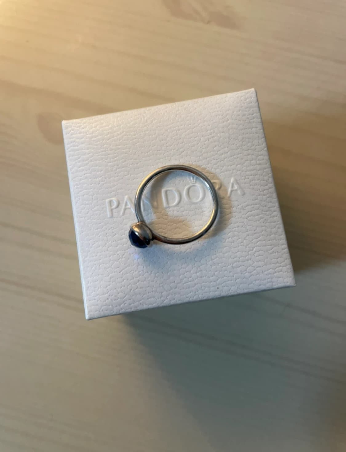 판도라 블루 스톤 은반지 (탄생석 12월반지) 사이즈52 상품이미지2