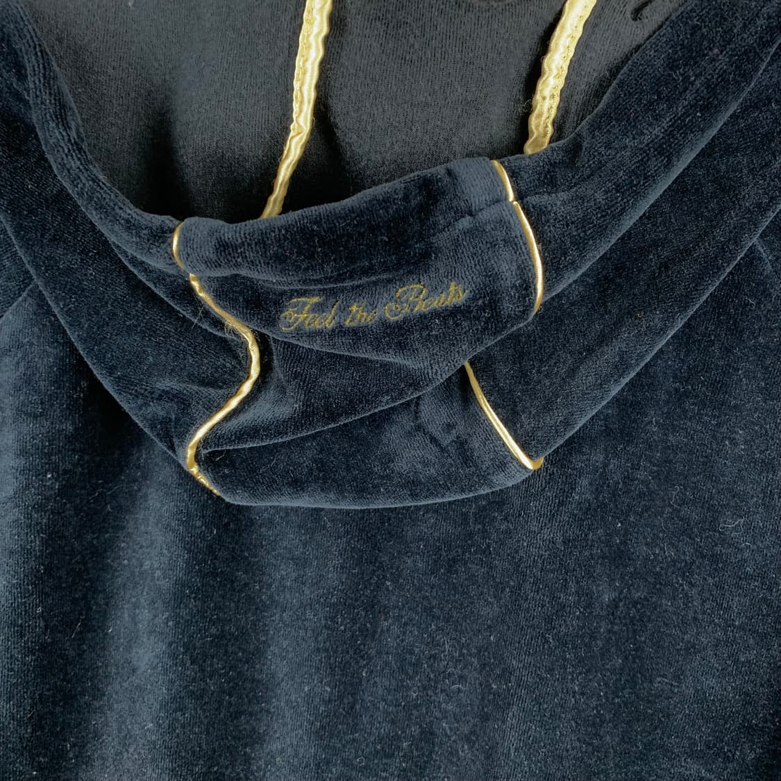 Vintage 빈티지 y2k 와투케 벨루어 후드집업 상품이미지5