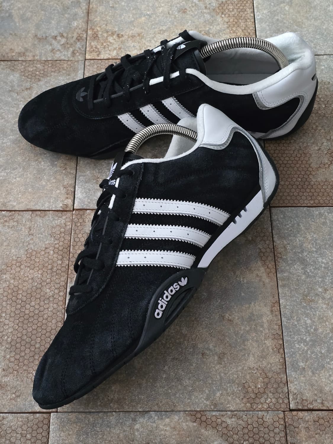 (285)아디다스 아디레이서 로우 검흰 상품이미지3