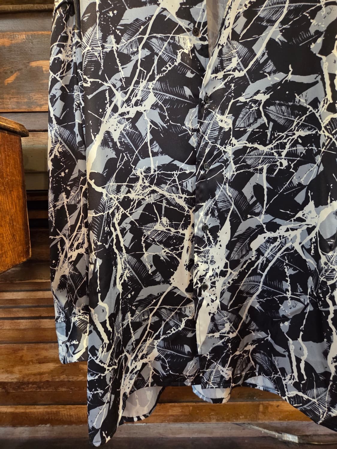 넘버나인 레이온 잭슨폴록 셔츠 상품이미지8