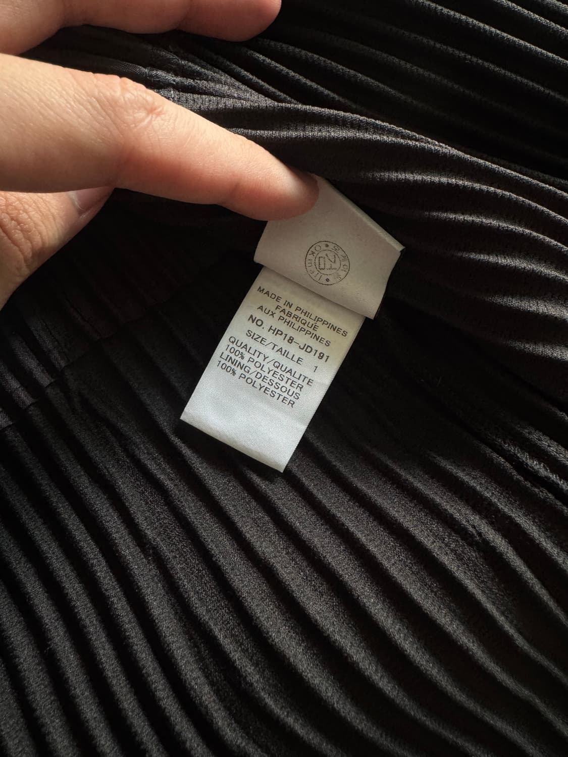 옴므플리세 솔리드 락 자켓 JD191 차콜 그레이 1사이즈 상품이미지8