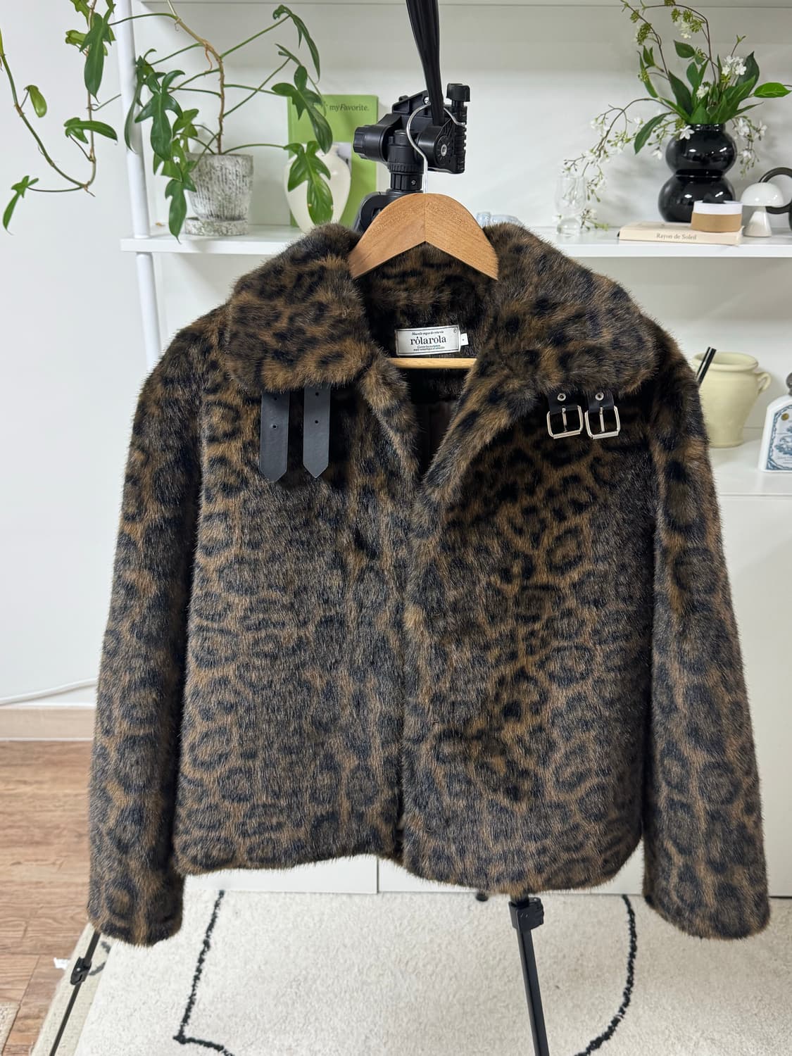 로라로라 퍼자켓 레오파드 상품이미지2