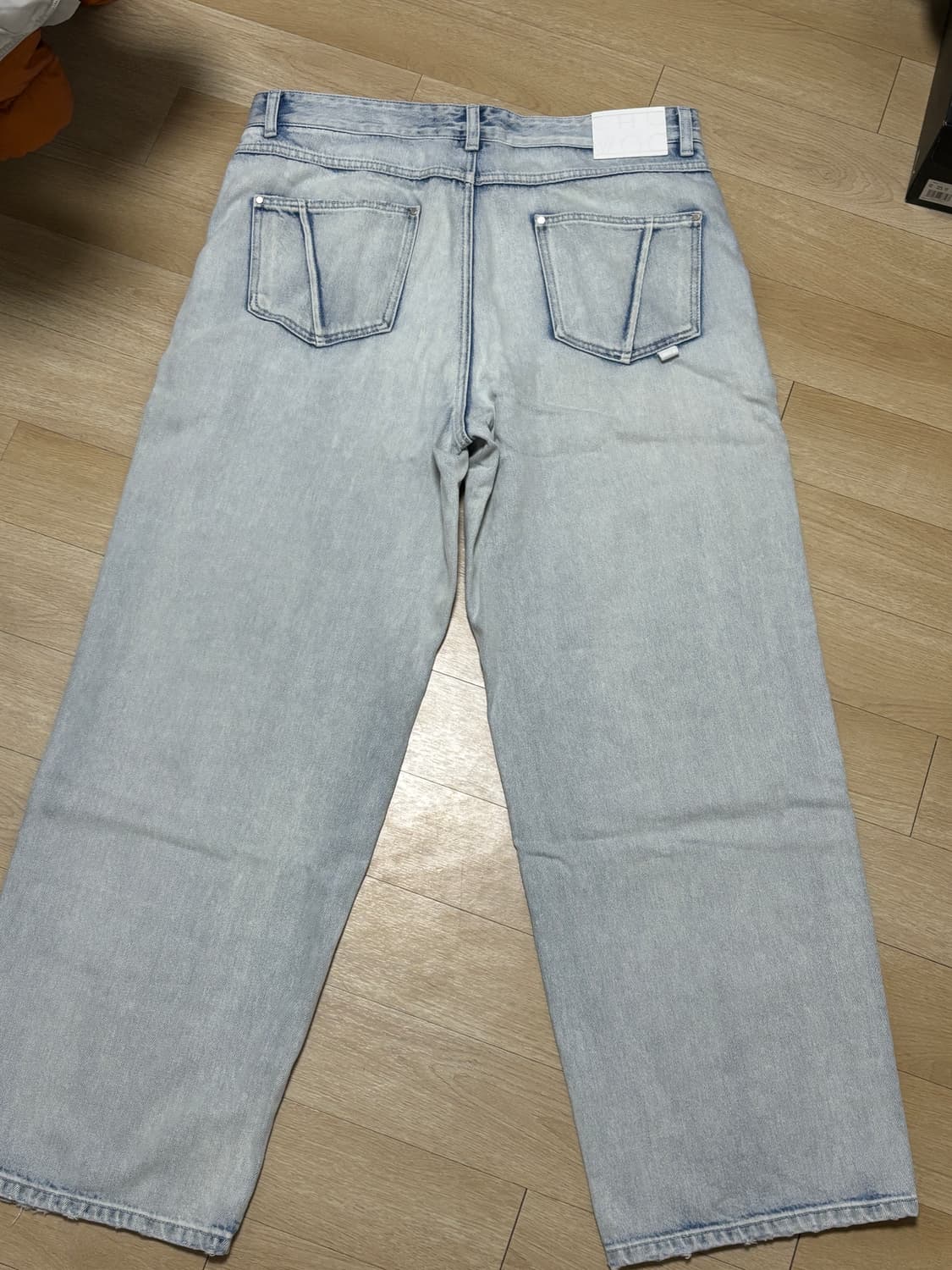 조우 chowoo  브러쉬드 세미 와이드팬츠  상품이미지4