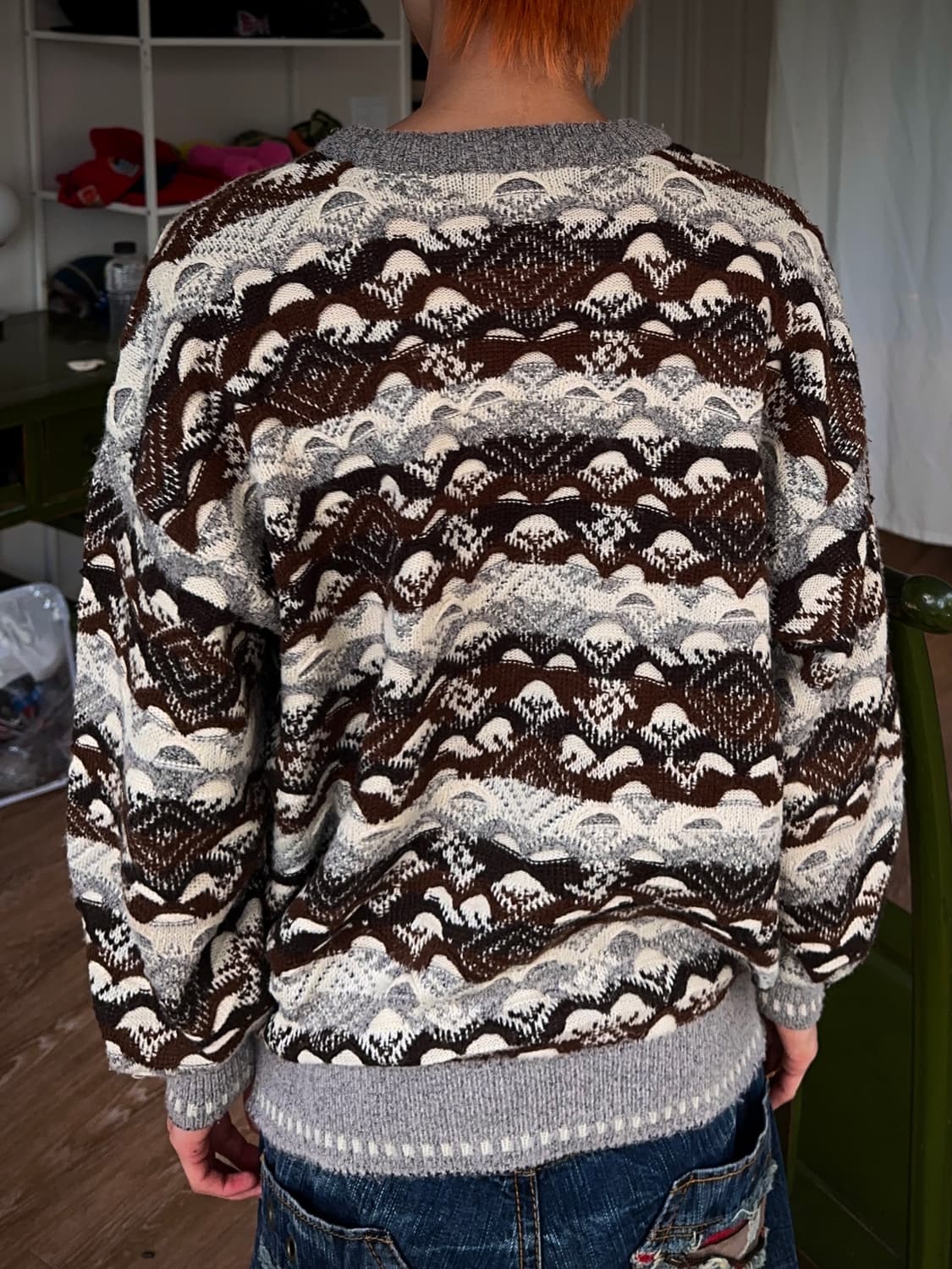 Armaldo Bassini 3D 케이블 스웨터 상품이미지5