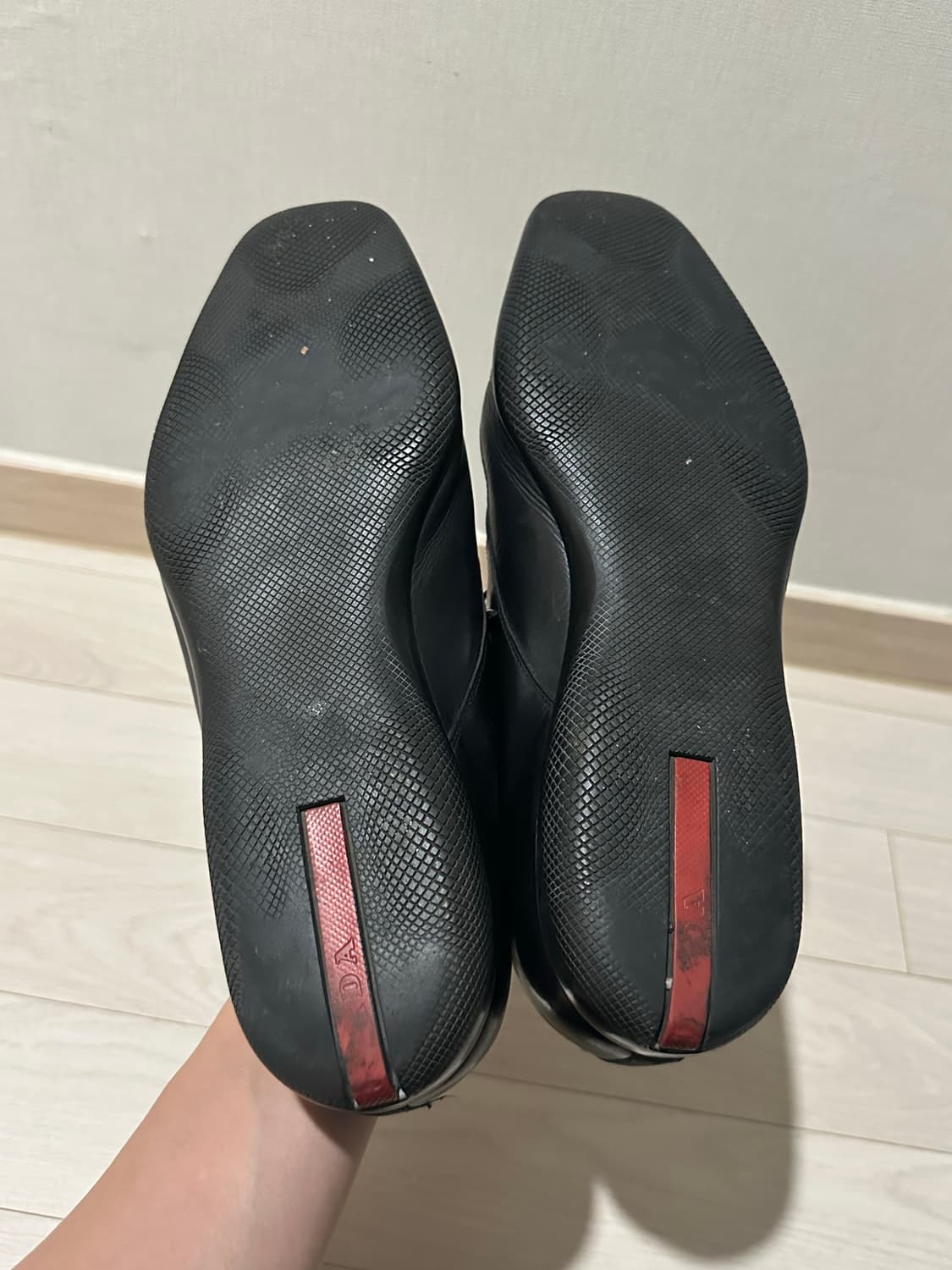 프라다 스포츠 스퀘어토 더비 슈즈 UK9.5 275-280 상품이미지4