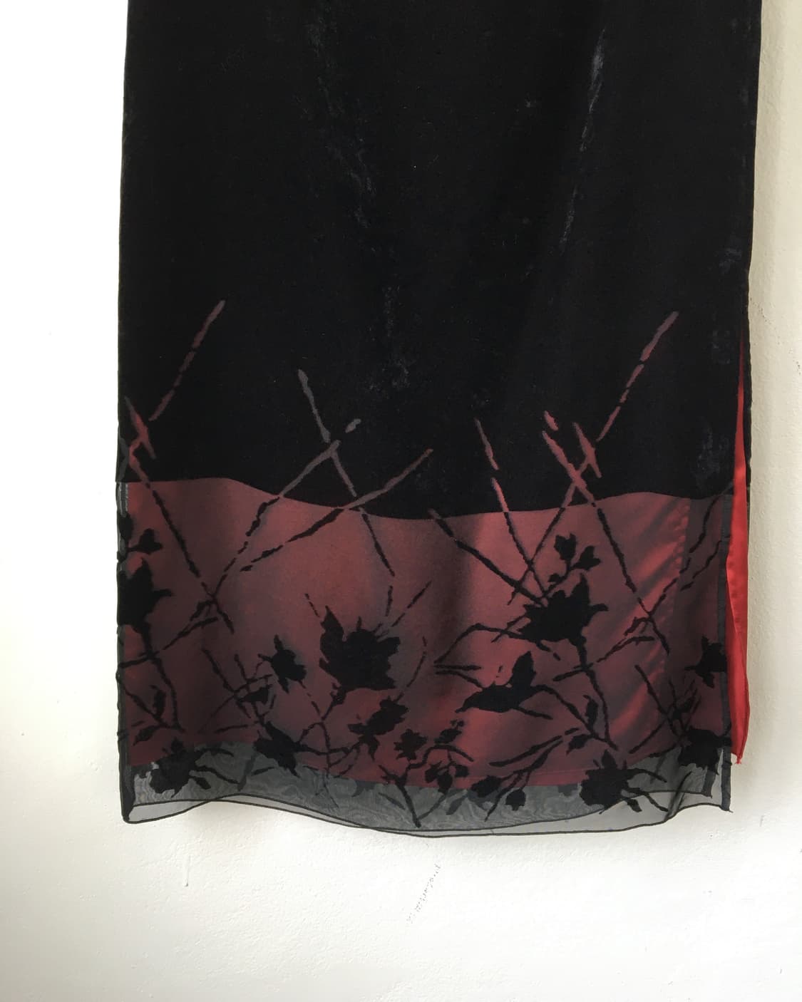 Oriental mood velvet long skirt 상품이미지4