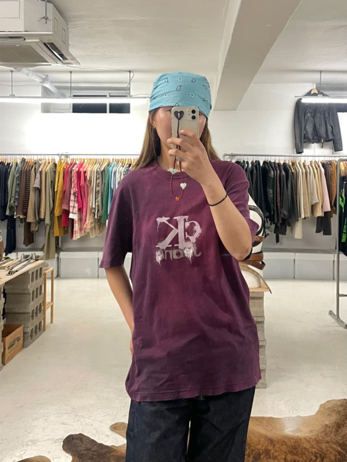 CALVIN KLEIN bleach washed t-shirts  상품이미지1