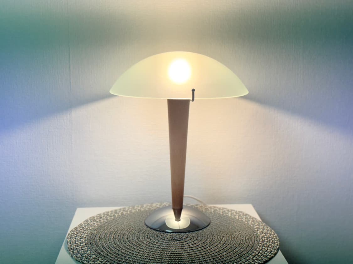 빈티지 이케아 크빈톨(KVINTOL) 우드 탁상 조명 상품이미지4