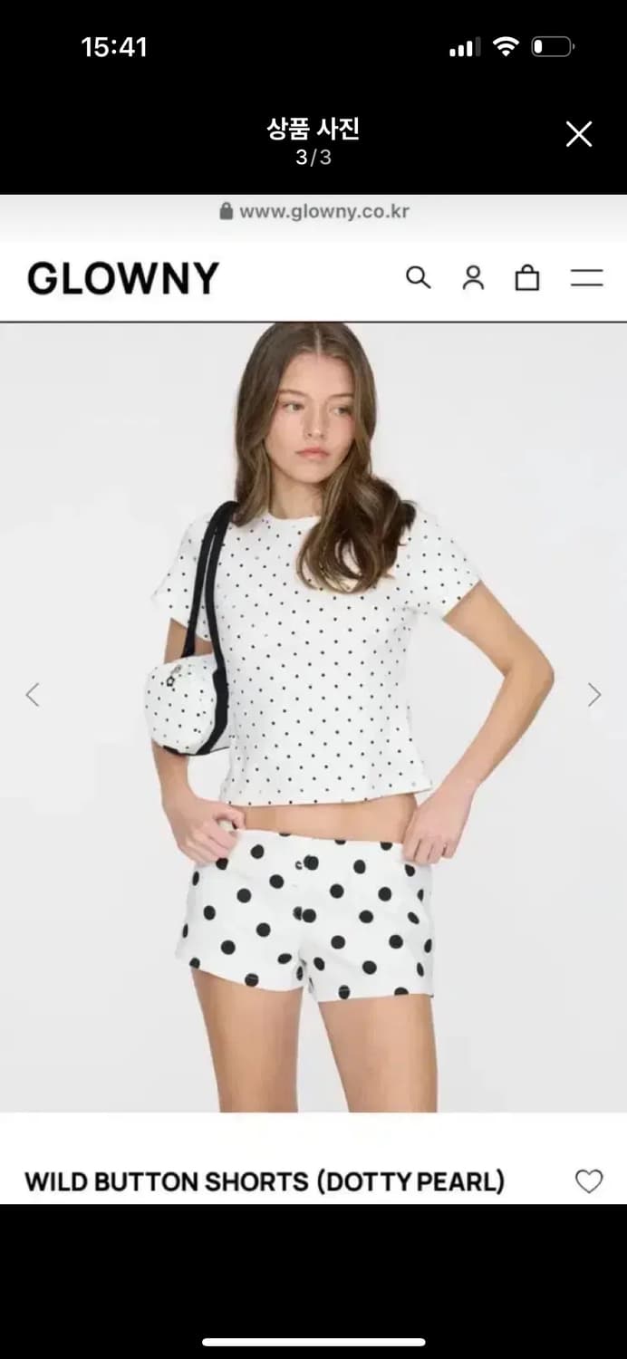 새상품M) 글로니 와일드 버튼 쇼츠  상품이미지3