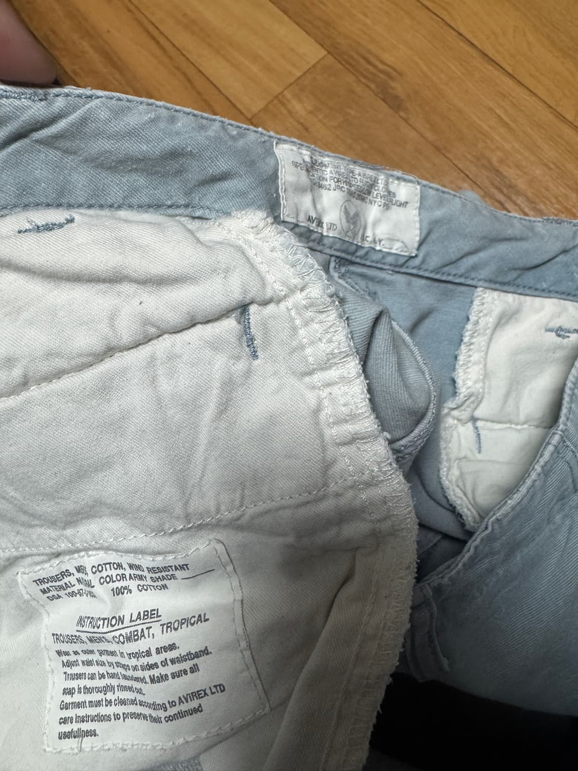 아비렉스 선페이딩 바지 상품이미지8