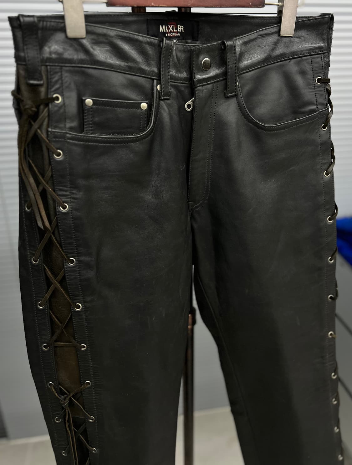 맥슬러 웨스턴 가죽바지  36 상품이미지5
