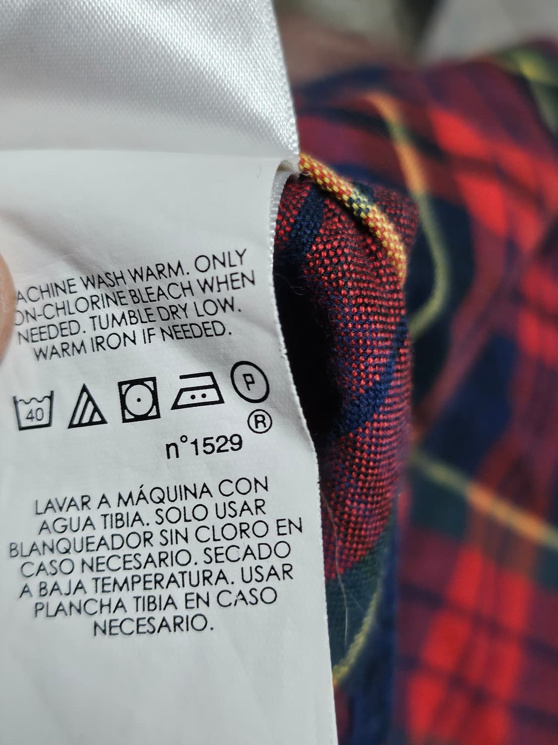 폴로랄프로렌 체크 셔츠 S 상품이미지7