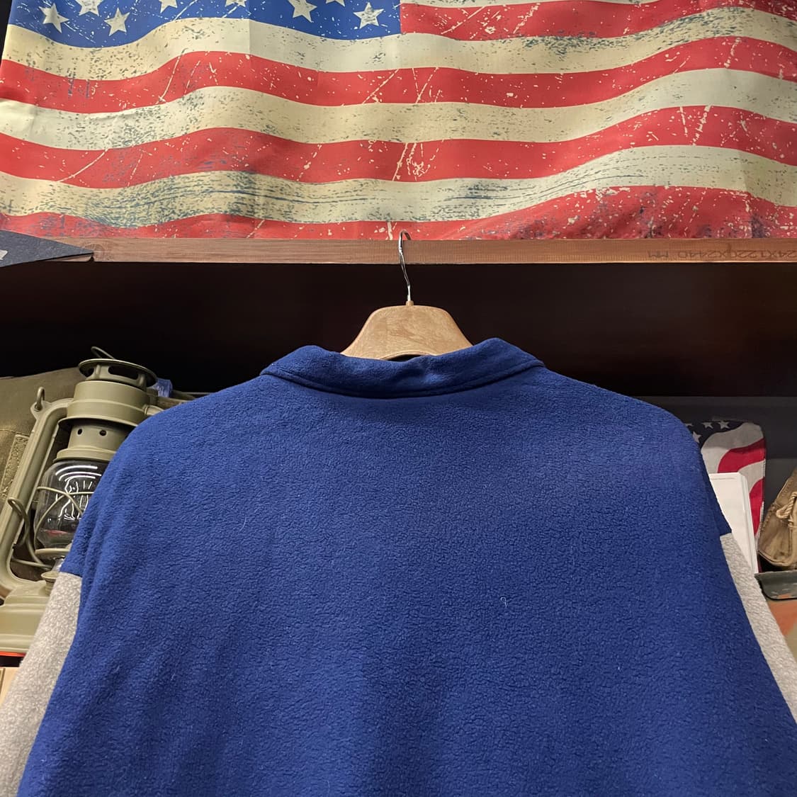 90s 엘엘빈 Made in USA 플리스 버튼 바시티 자켓 N407 상품이미지4