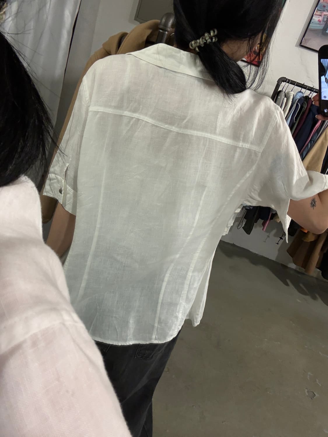 일제 린넨 반팔셔츠 상품이미지4