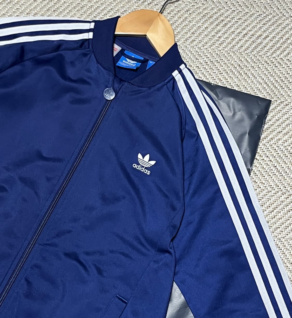 아디다스 슈퍼스타 크롭 져지 트랙탑 파이어버드 S 상품이미지7