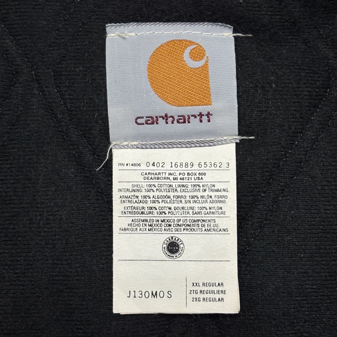 빈티지 칼하트 J130 액티브 자켓 mos 상품이미지4