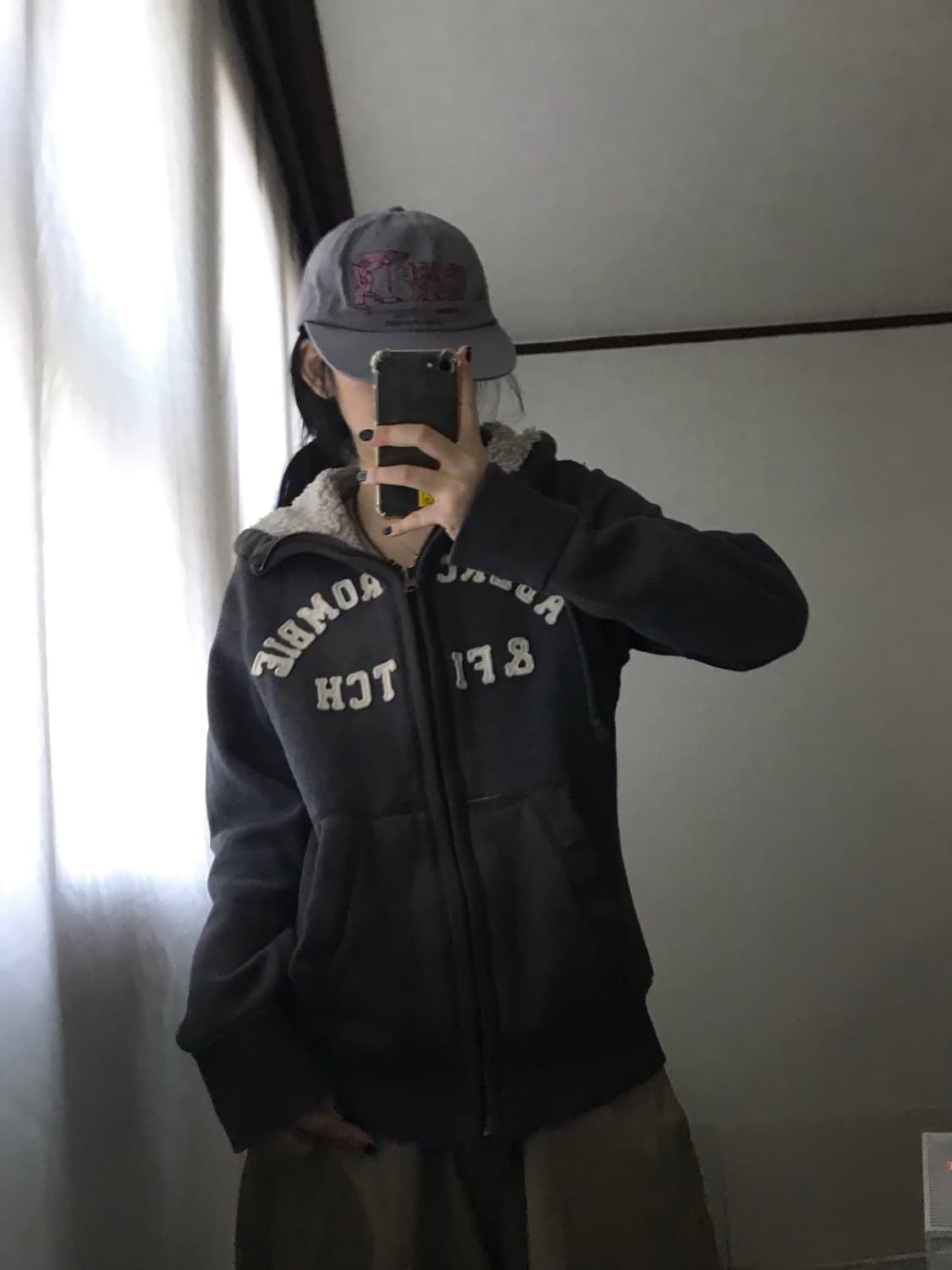 아베크롬비 그레이 퍼후드집업 상품이미지7