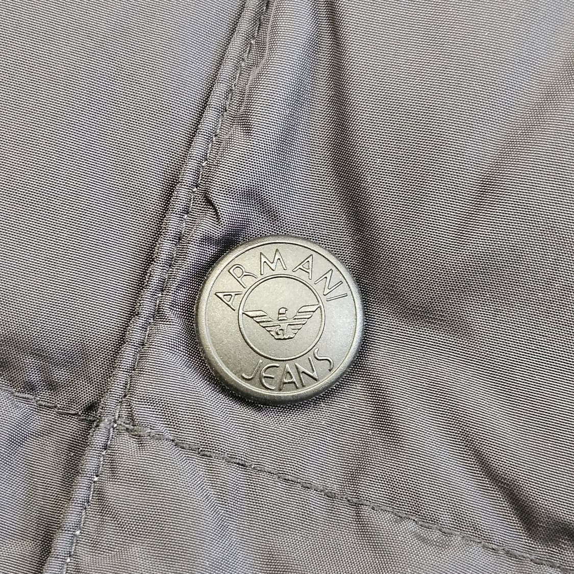 90's ARMANI JEANS 빈티지 알마니진 다운 패딩 셔츠 자켓 L 상품이미지3