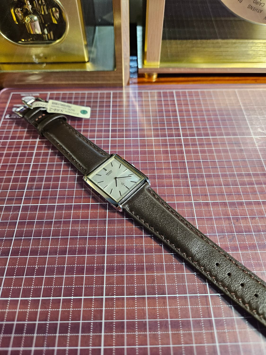 세이코 오리지날 빈티지 탱크 쿼츠 시계 상품이미지5