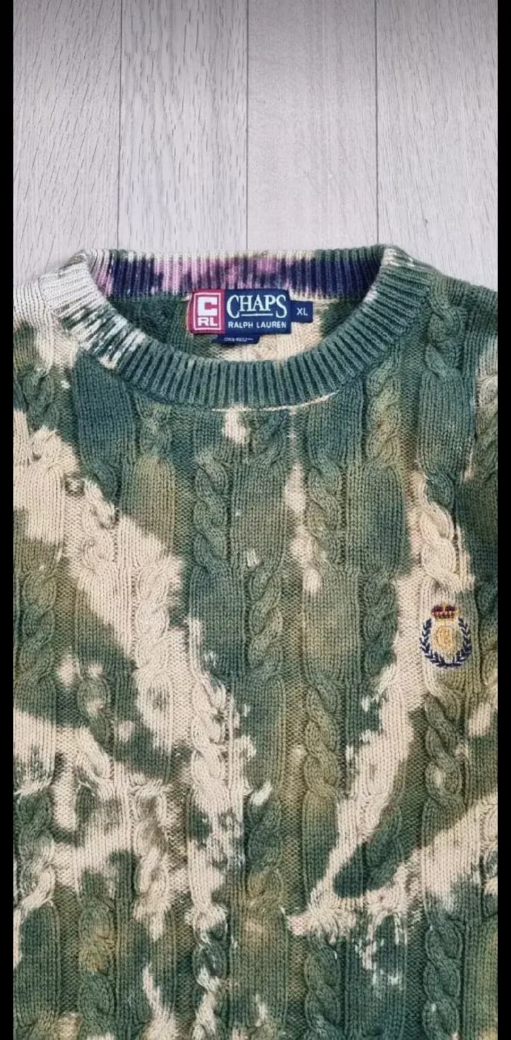 CHAMPS X RALPH LAUREN 타이다이 면 니트 XL _남성 상품이미지9