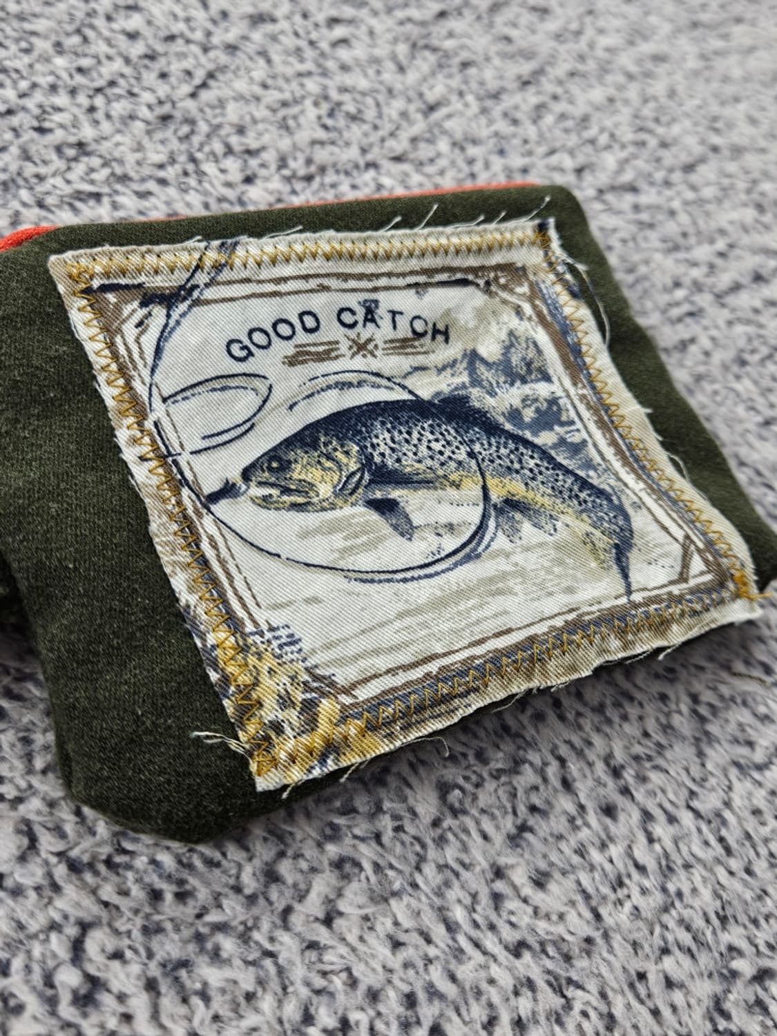 핸드메이드 리워크 커스텀 패치드 키링 월렛 ( 13X10 )/ 10735 상품이미지4