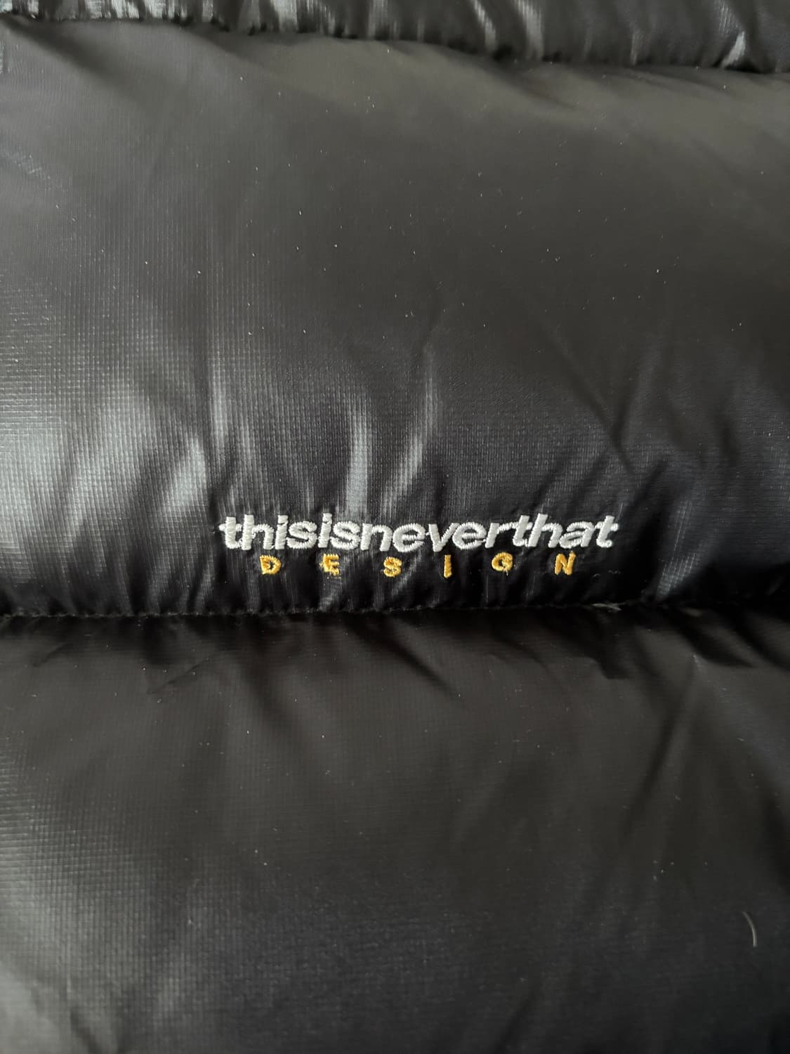 디스이즈네버댓 DNS Down puffer Jacket Black 상품이미지2