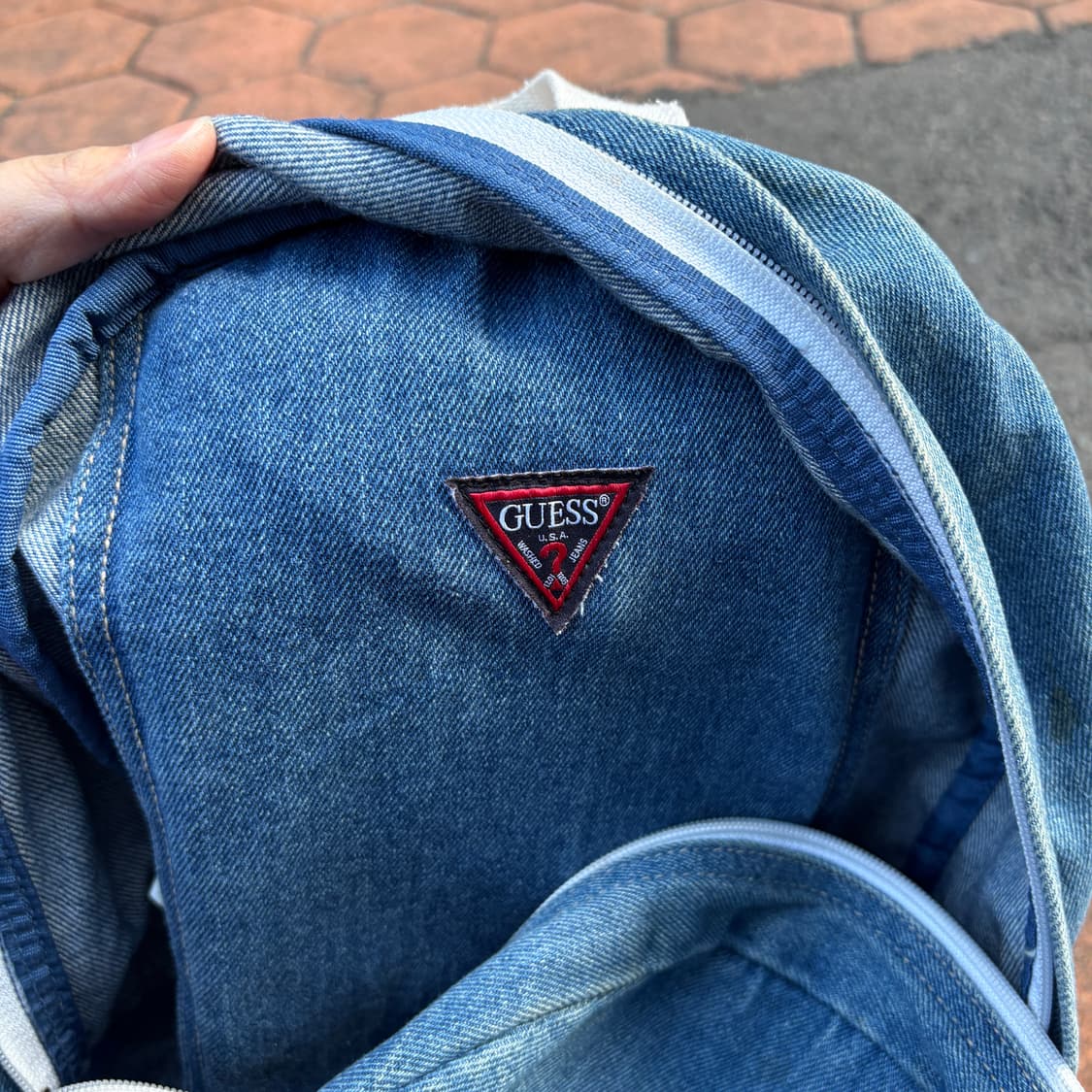 Guess 게스 데님 백팩 가방 상품이미지8