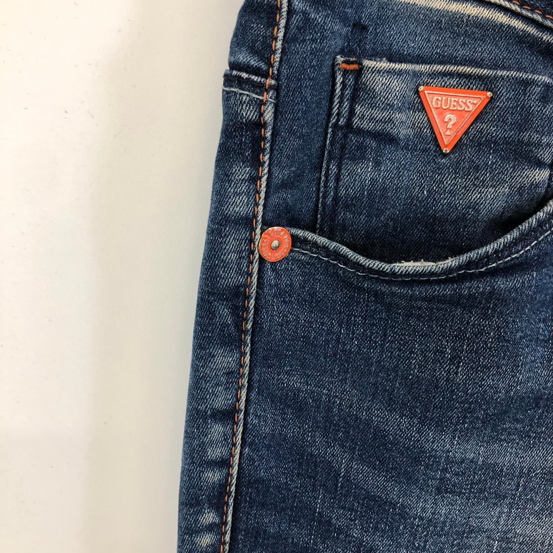 게스 프리미엄 스틸로고 청바지 31 인치 상품이미지2