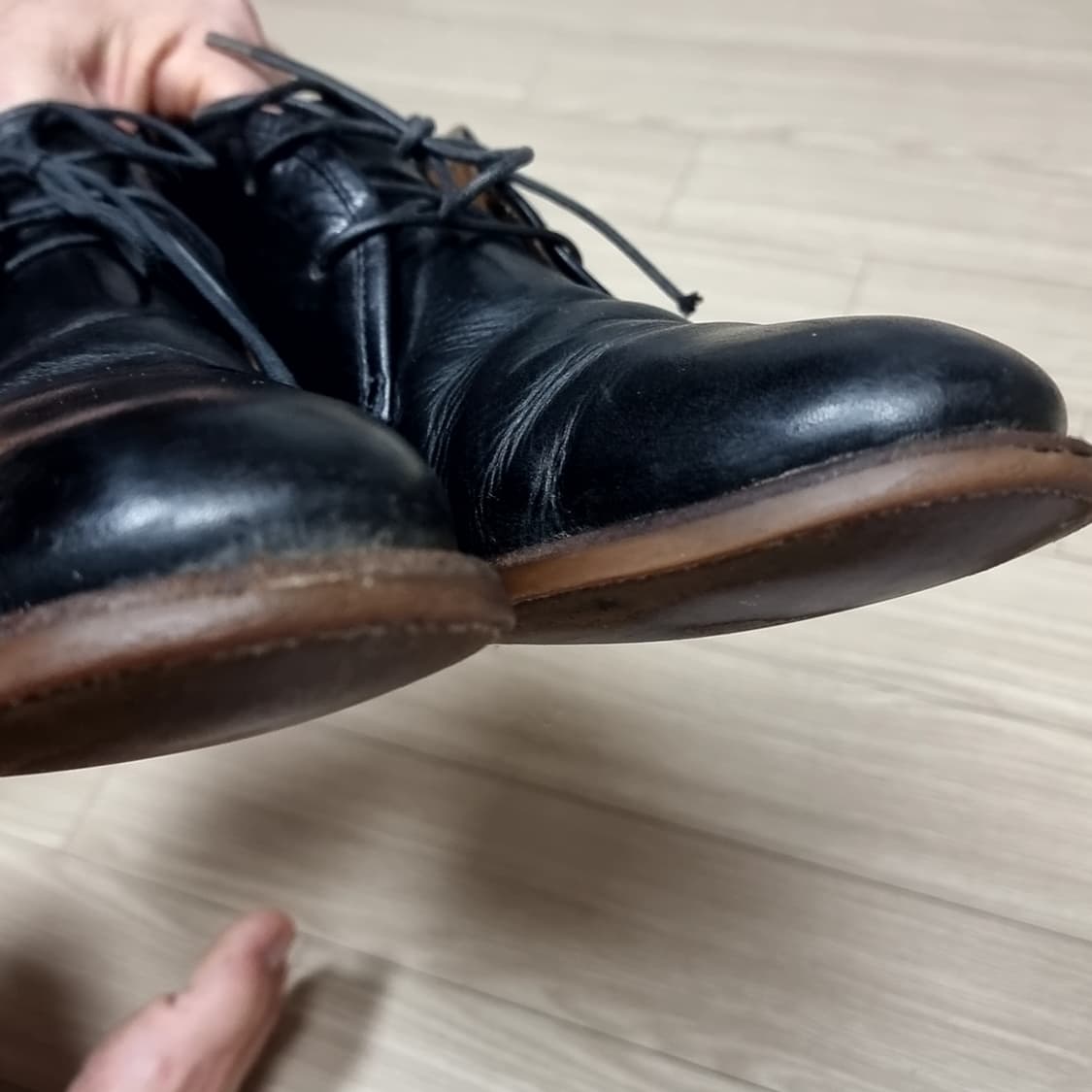 폴로 랄프로렌 블랙 가죽 남성 추카부츠(280) 상품이미지7