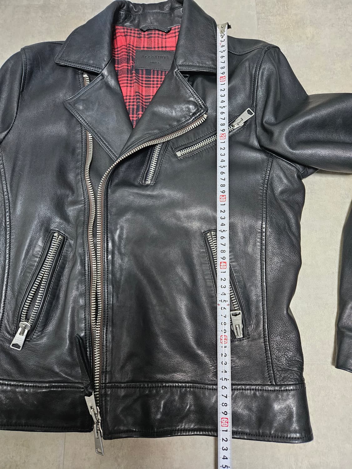 올세인츠 양가죽 라이더자켓 상품이미지5