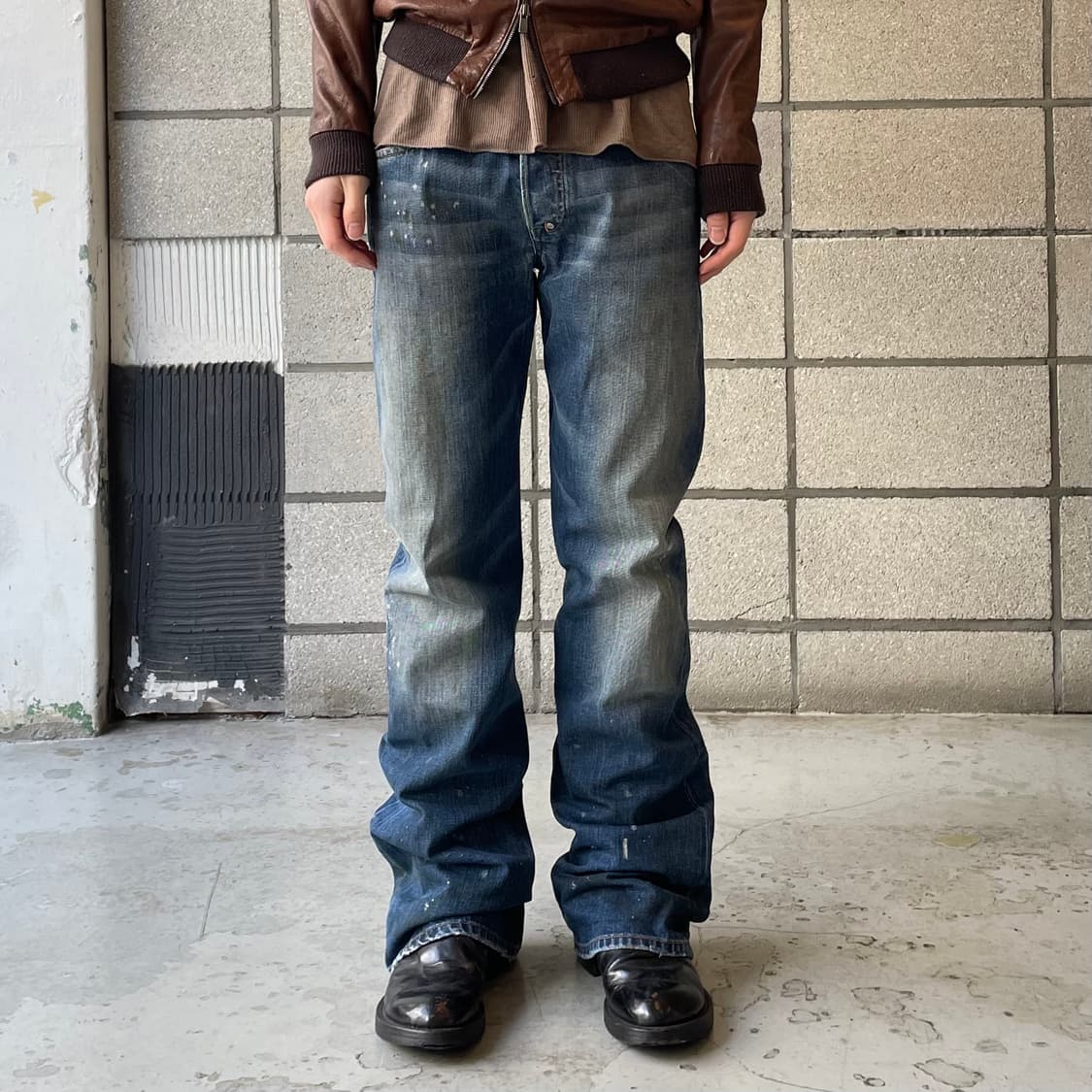 디젤 플레어 데님 팬츠 상품이미지2