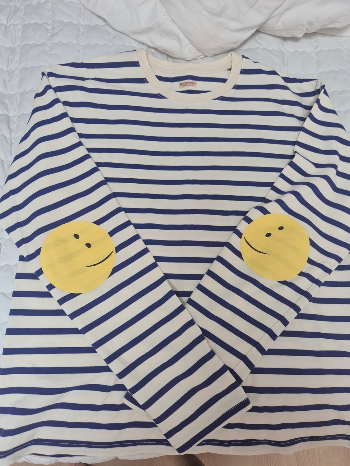 캐피탈 스마일 스트라이프 티셔츠 상품이미지6