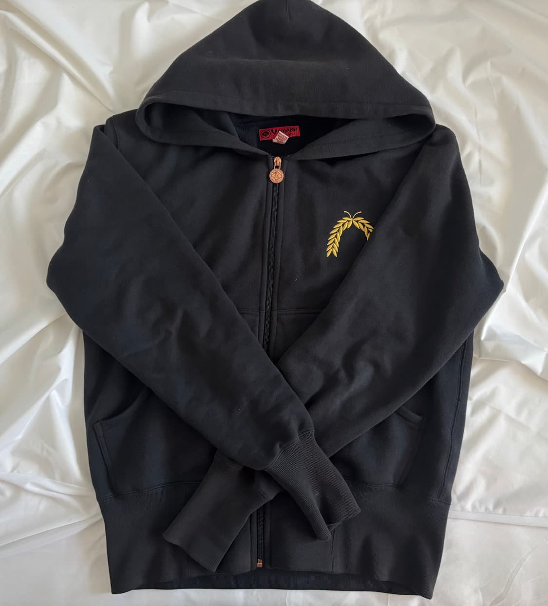 에비수 자수 후드집업 상품이미지1