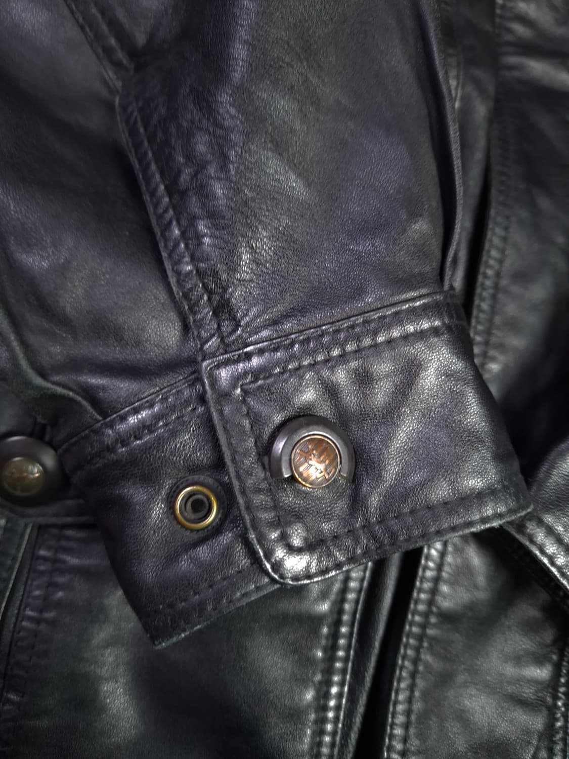 오리지날 80's 국내산 입셍로랑 리얼램스킨 반코트 상품이미지6